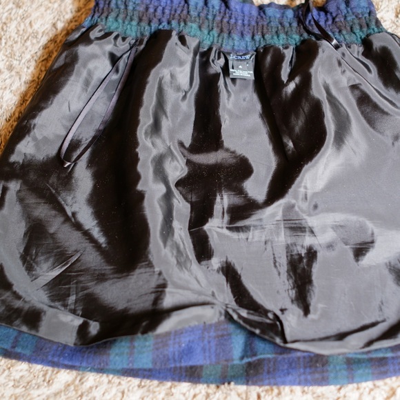 J. Crew Wool Felt Mini Skirt Scottish Plaid - Picture 7 of 7